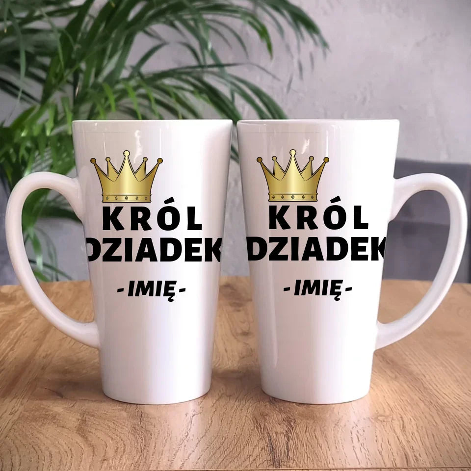 Król Dziadek | Kubek z imieniem dla dziadka D17 - StoryCups.pl