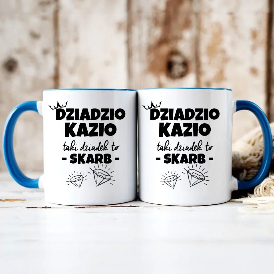 Taki dziadek to skarb | Kubek dla dziadka D19 - StoryCups.pl