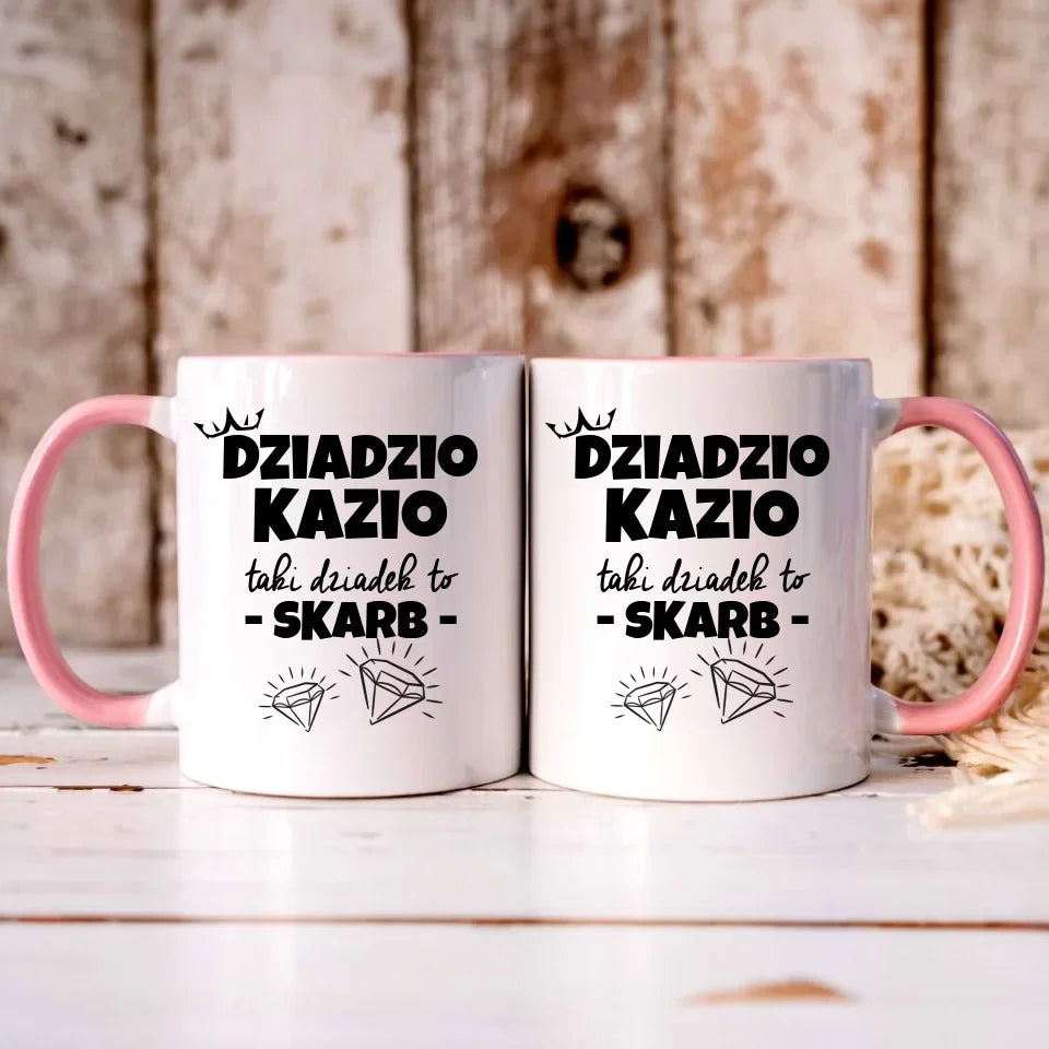 Taki dziadek to skarb | Kubek dla dziadka D19 - StoryCups.pl