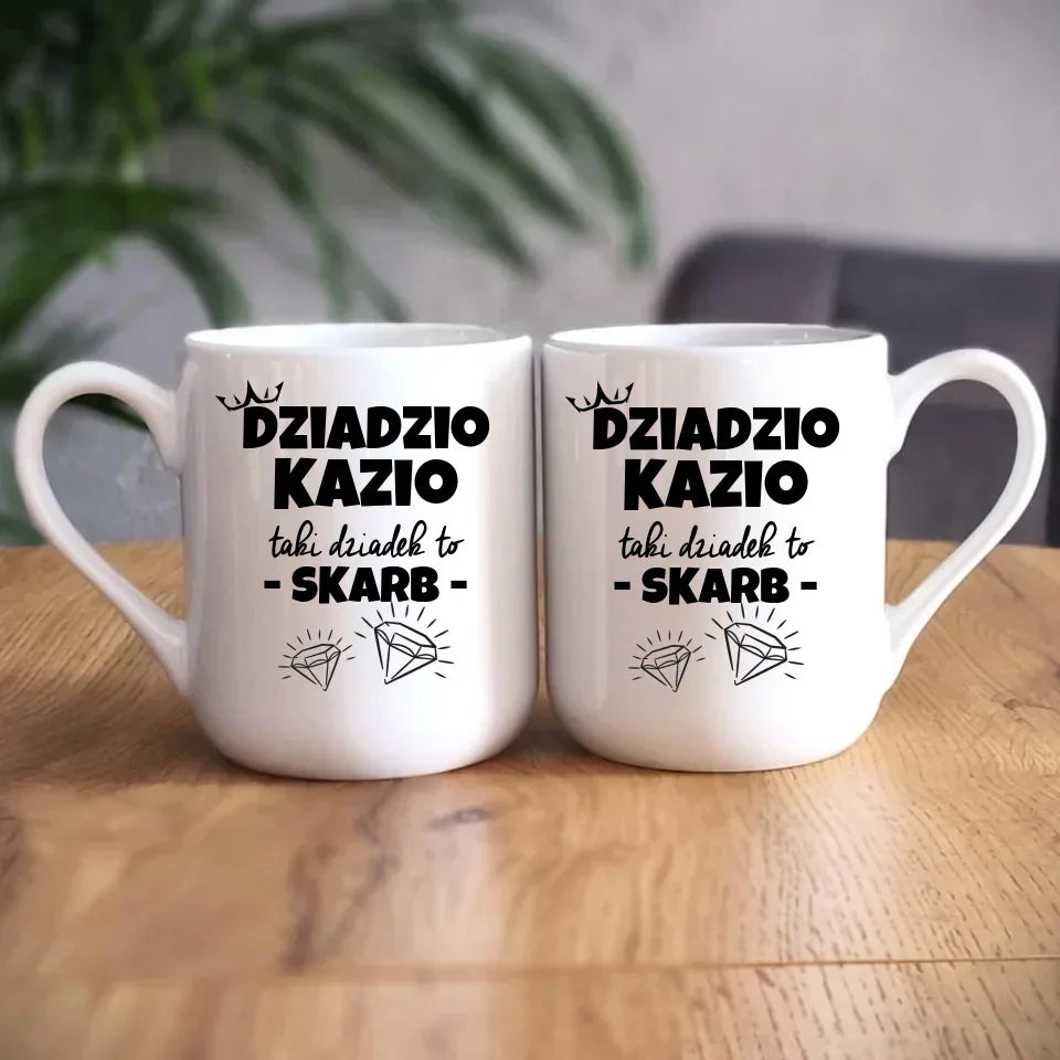 Taki dziadek to skarb | Kubek dla dziadka D19 - StoryCups.pl