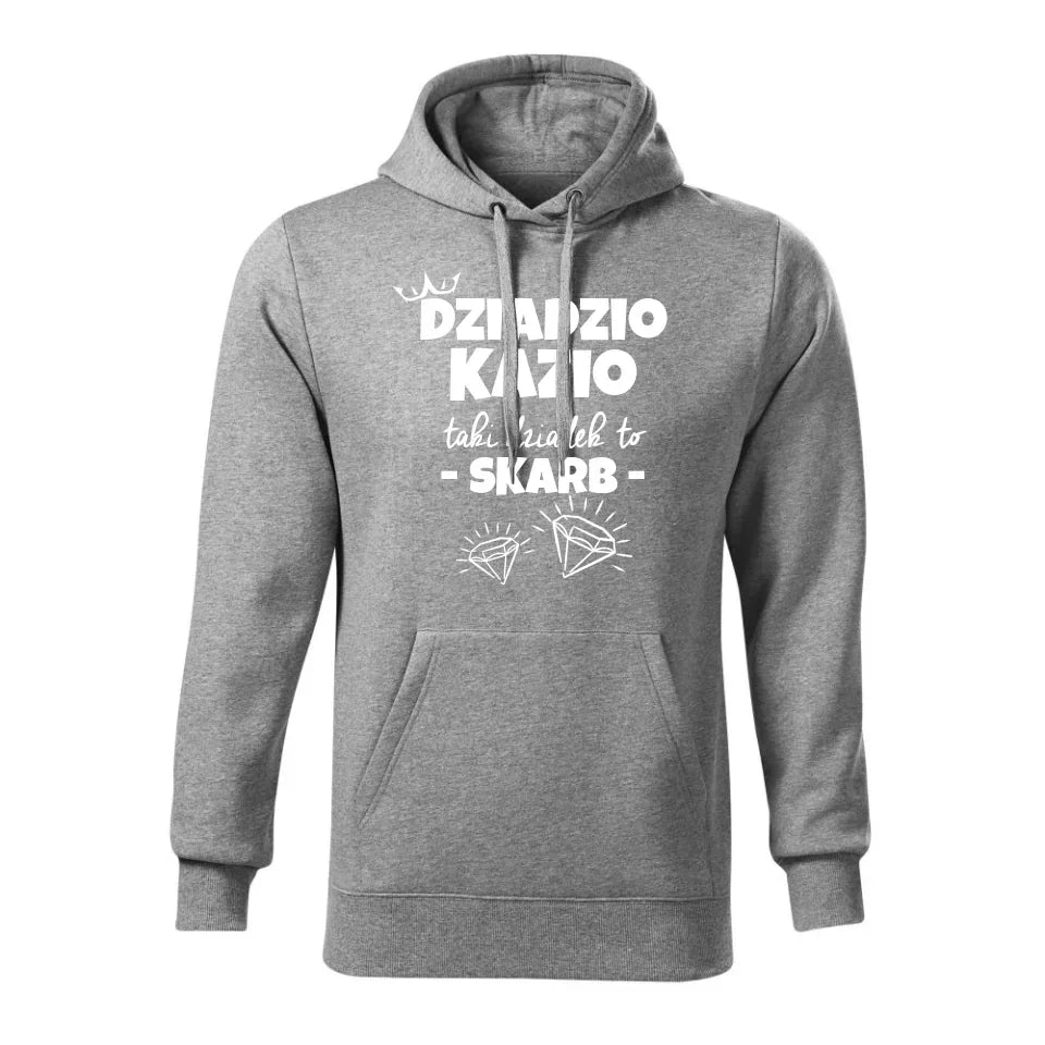 Taki dziadek to skarb | Bluza męska z kapturem dla dziadka D19 - StoryCups.pl