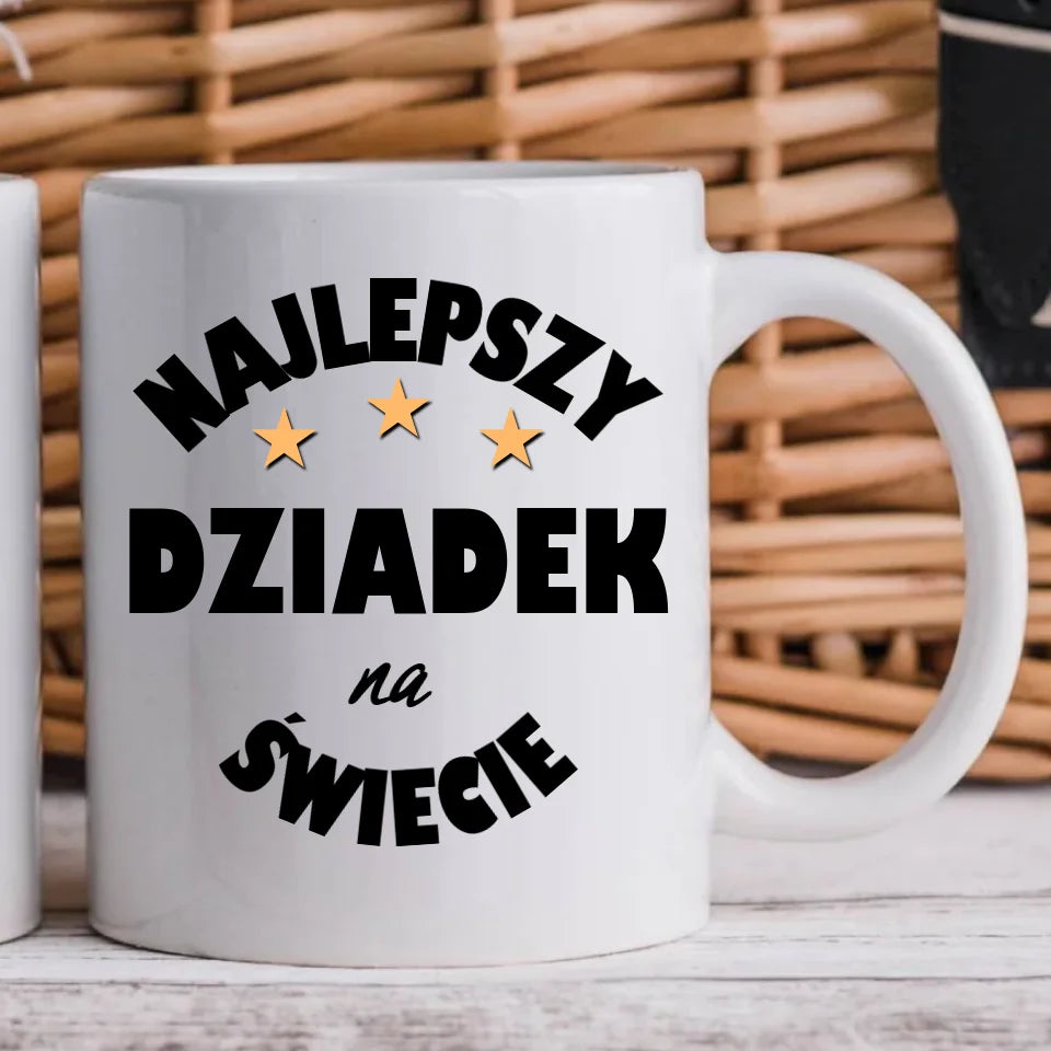 Kubek z nadrukiem dla dziadka – prezent na Dzień Dziadka, urodziny, święta