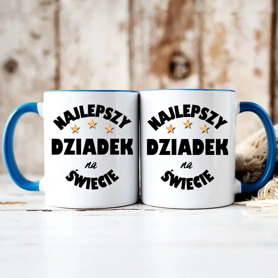 Najlepszy dziadek na świecie | Kubek dla dziadka D23 - StoryCups.pl