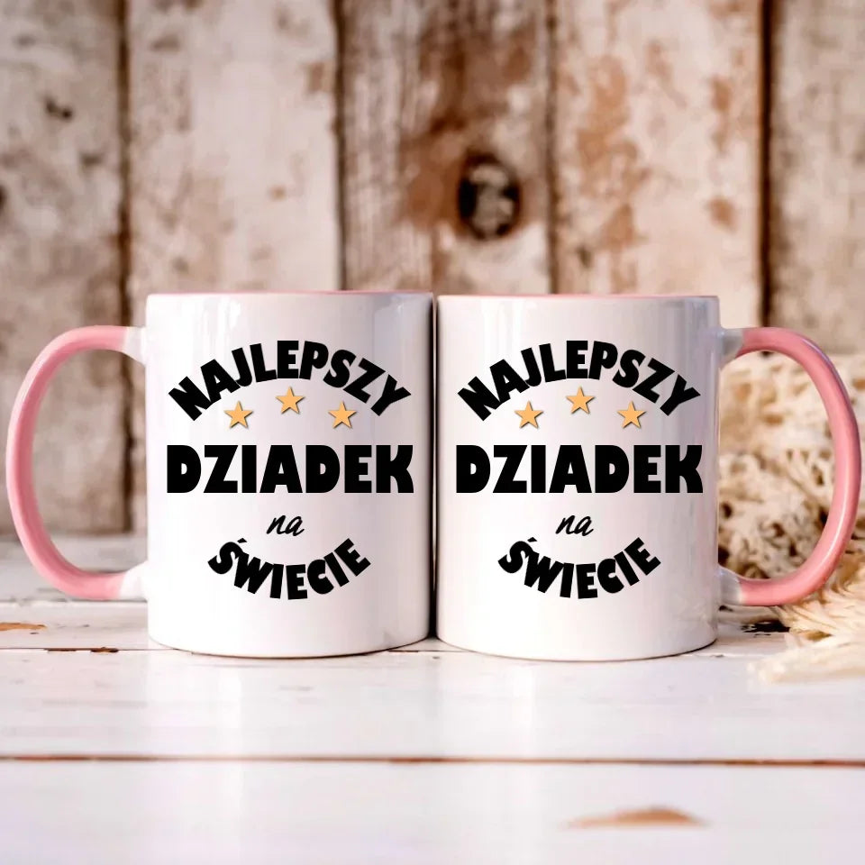 Najlepszy dziadek na świecie | Kubek dla dziadka D23 - StoryCups.pl