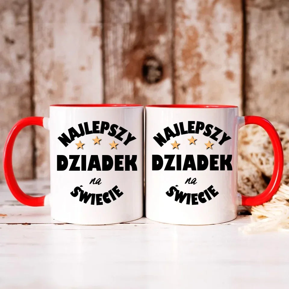 Najlepszy dziadek na świecie | Kubek dla dziadka D23 - StoryCups.pl