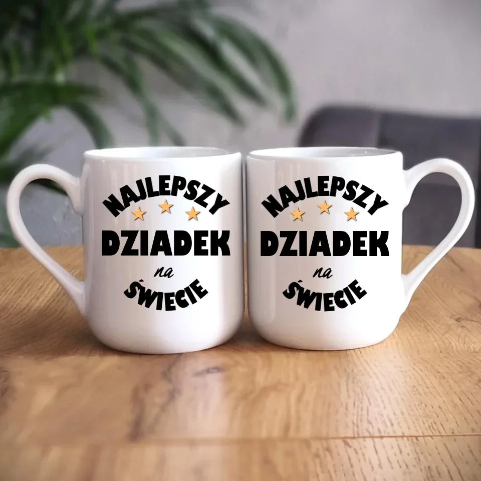 Najlepszy dziadek na świecie | Kubek dla dziadka D23 - StoryCups.pl