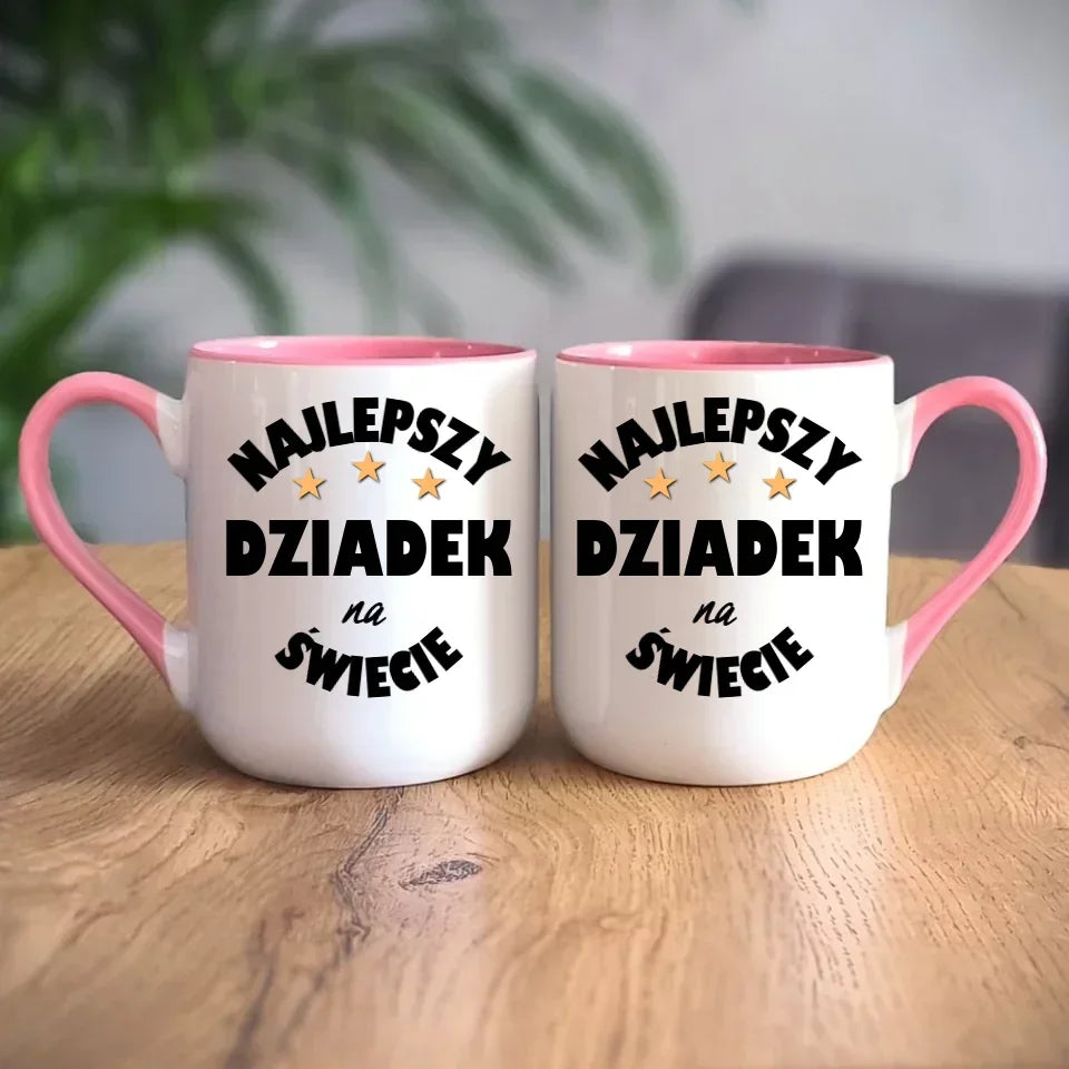 Najlepszy dziadek na świecie | Kubek dla dziadka D23 - StoryCups.pl