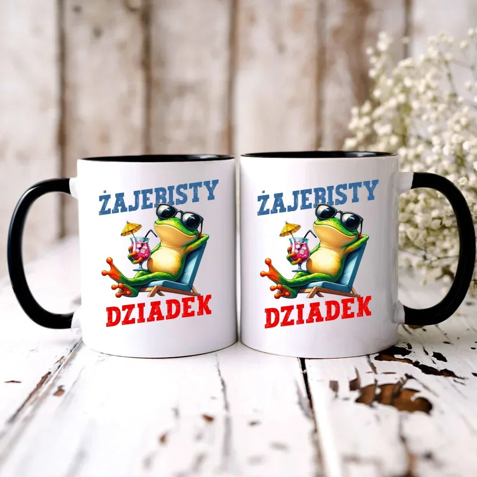 Żajebisty dziadek | Kubek dla dziadka D27 - StoryCups.pl
