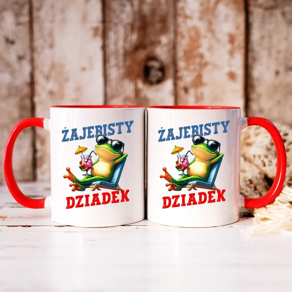 Żajebisty dziadek | Kubek dla dziadka D27 - StoryCups.pl