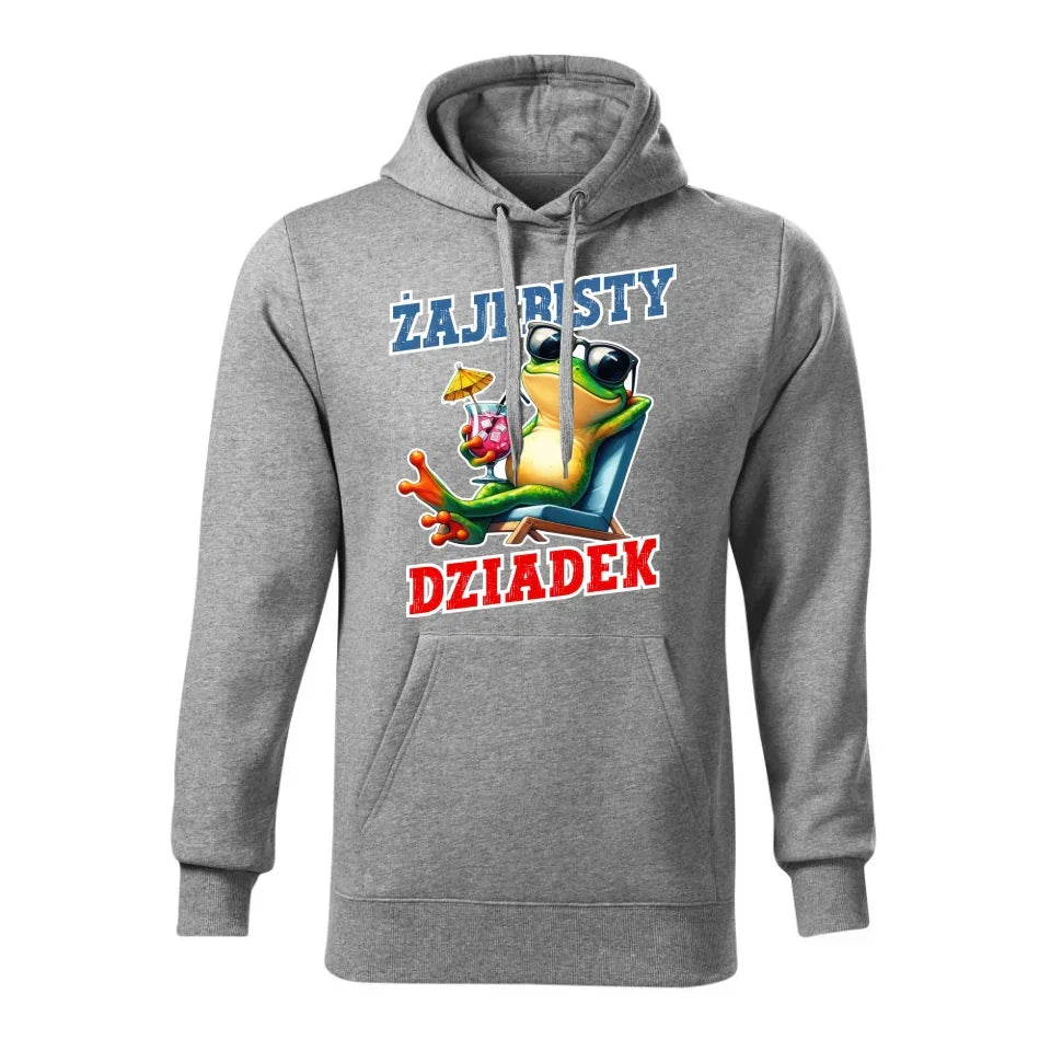 Żajebisty dziadek | Bluza męska z kapturem dla dziadka D27 - StoryCups.pl