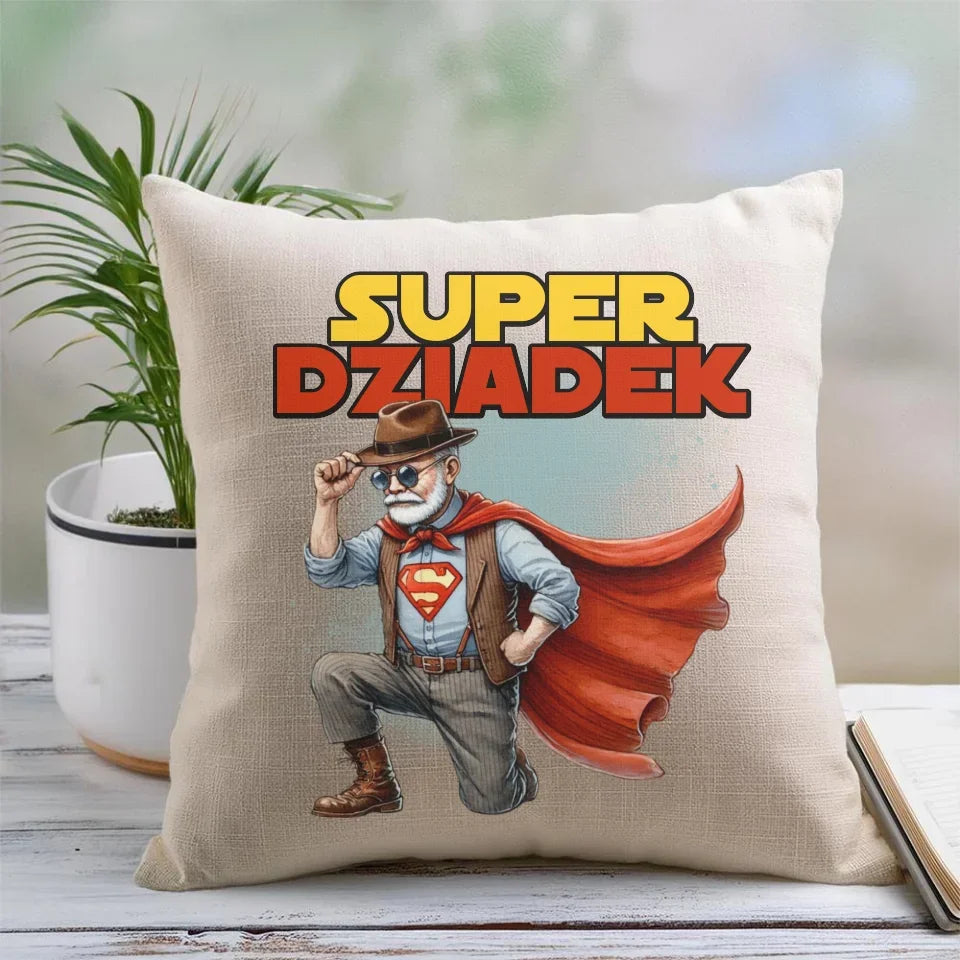 Super Dziadek | Poduszka dla dziadka D29 - StoryCups.pl