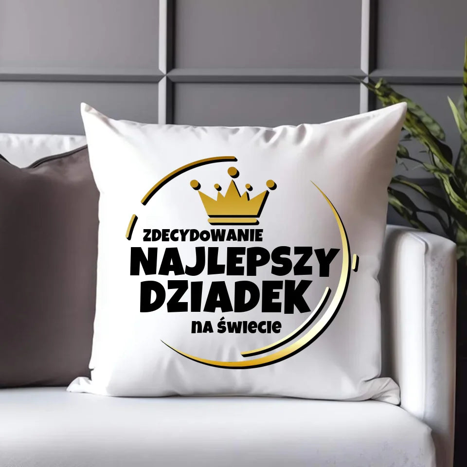 Poduszka dla dziadka - prezent na Dzień Dziadka, urodziny, Święta