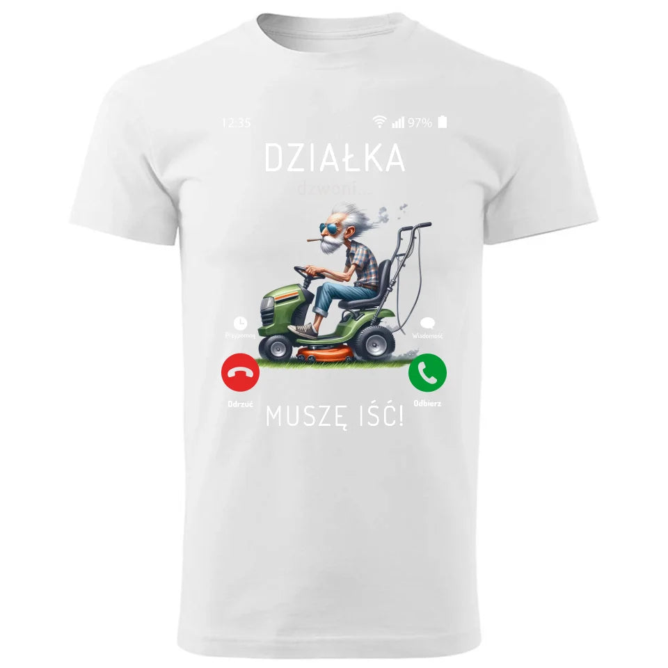 Personalizowana koszulka dla dziadka – biała - T-shirt z nadrukiem prezent dla dziadka na Dzień Dziadka, urodziny, Święta