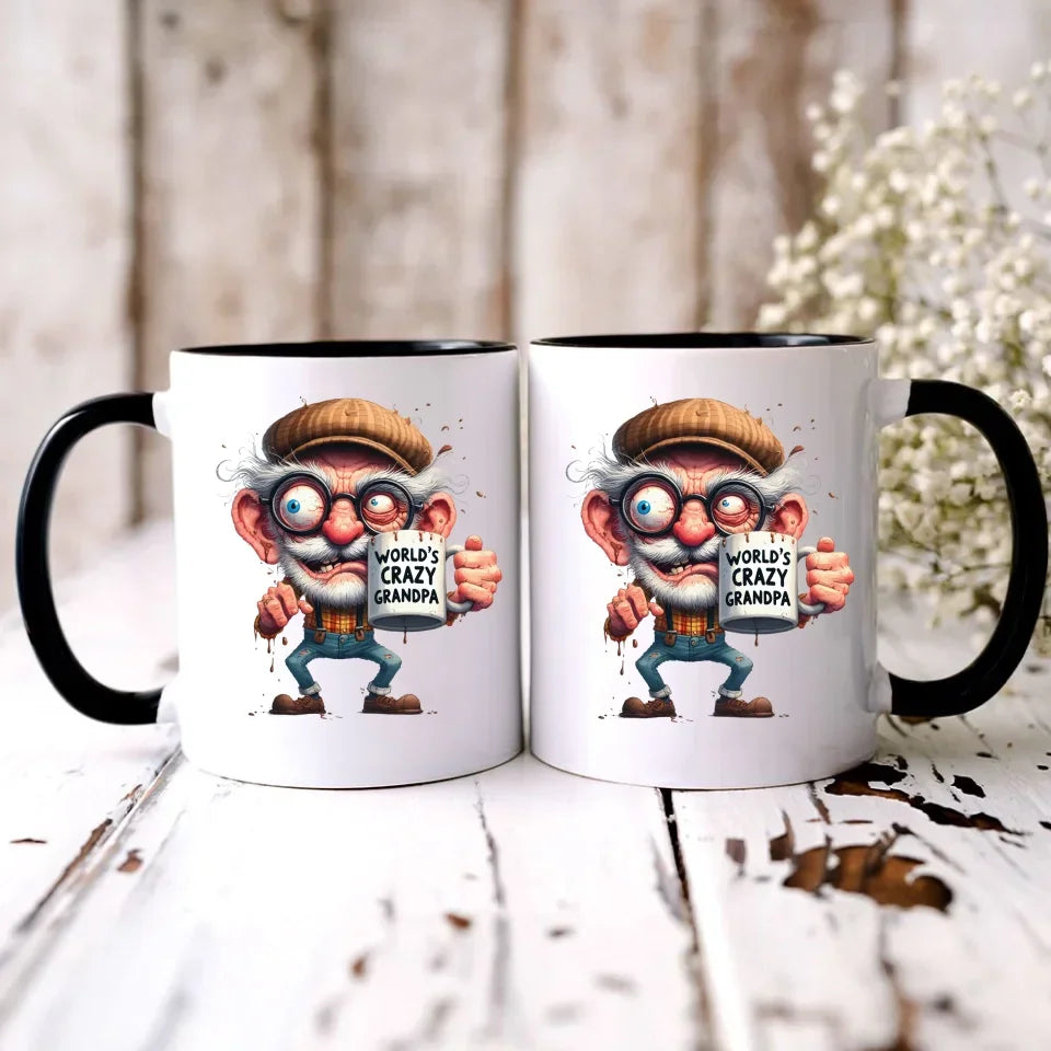 Crazy grandpa | Kubek dla dziadka D38 - StoryCups.pl