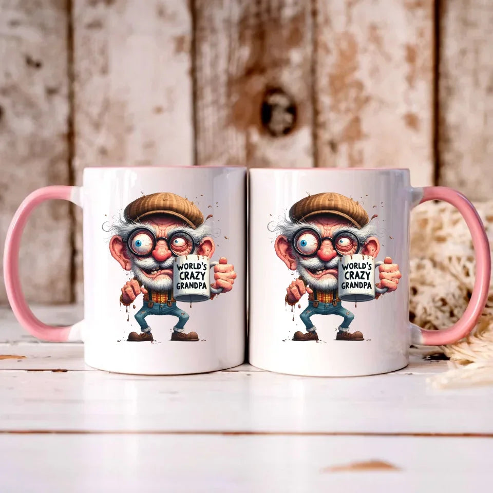 Crazy grandpa | Kubek dla dziadka D38 - StoryCups.pl