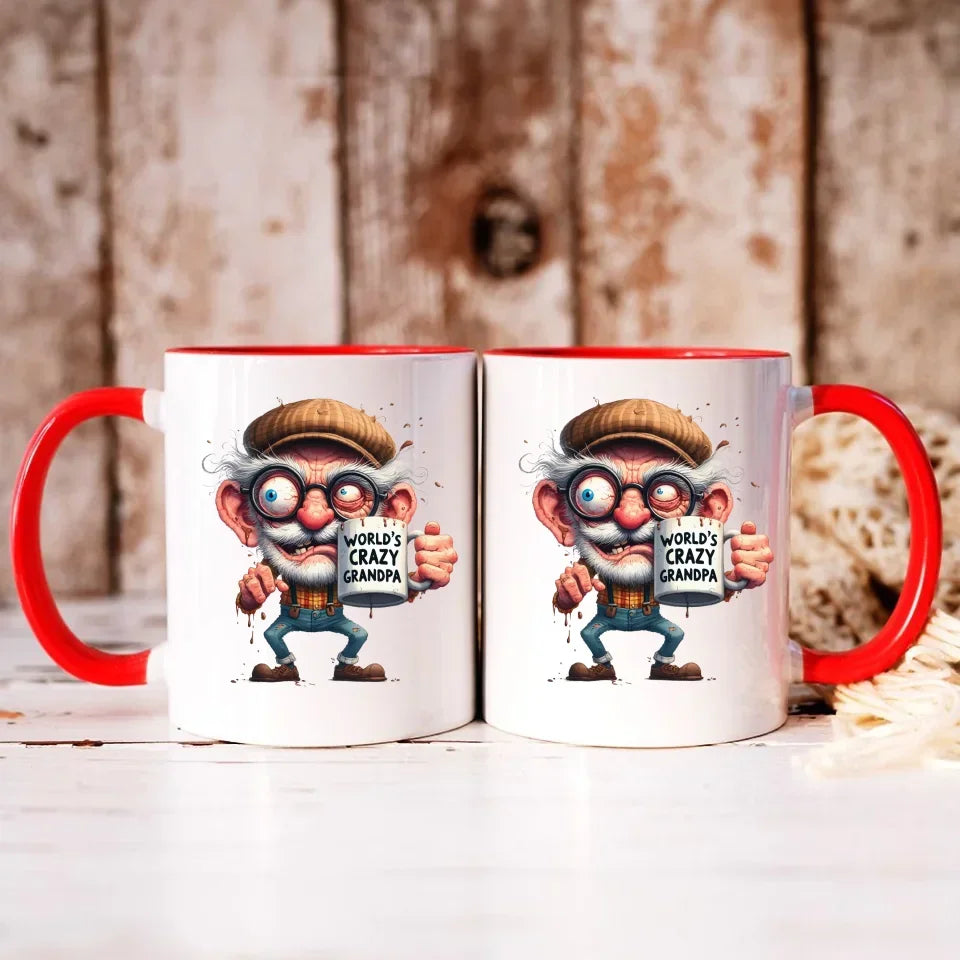 Crazy grandpa | Kubek dla dziadka D38 - StoryCups.pl