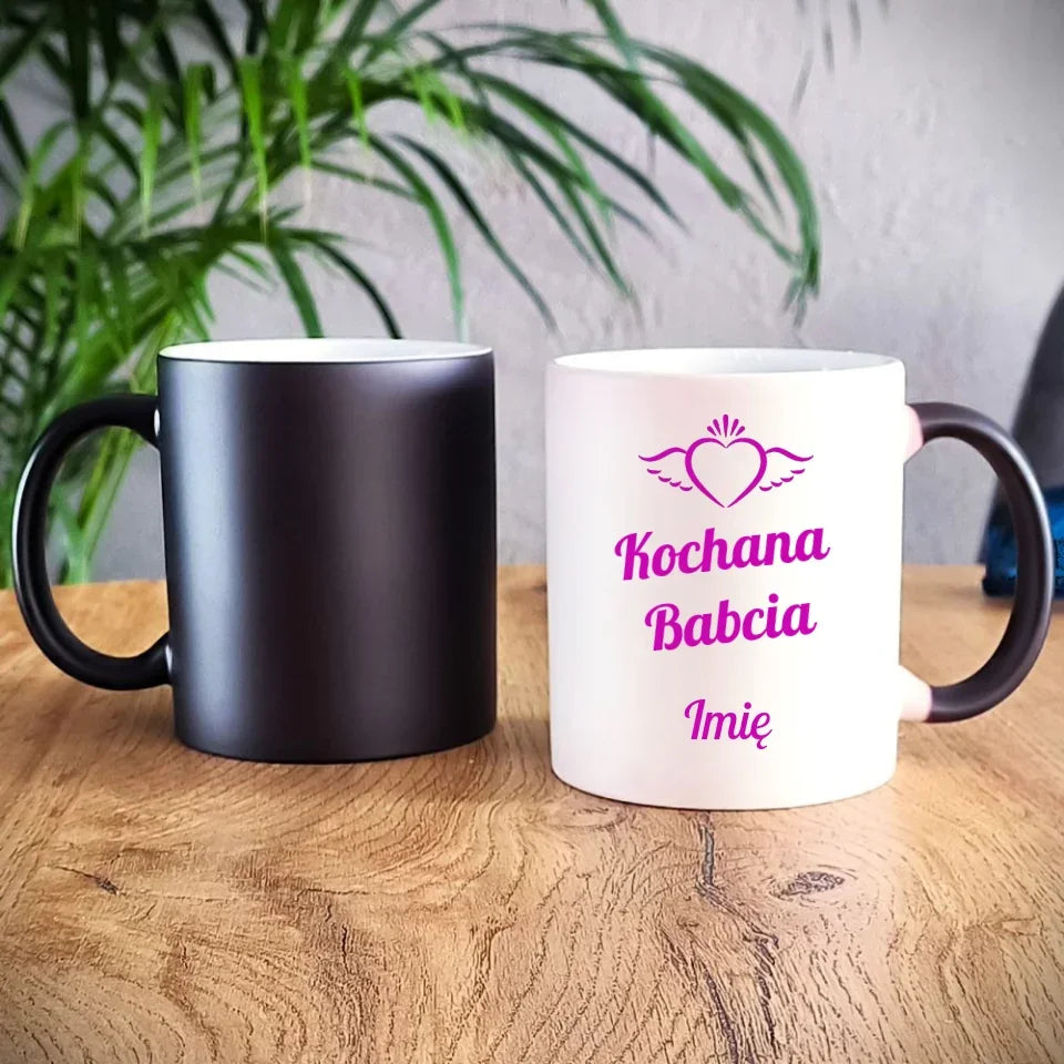 Kochana Babcia | Personalizowany kubek dla babci B05 - StoryCups.pl
