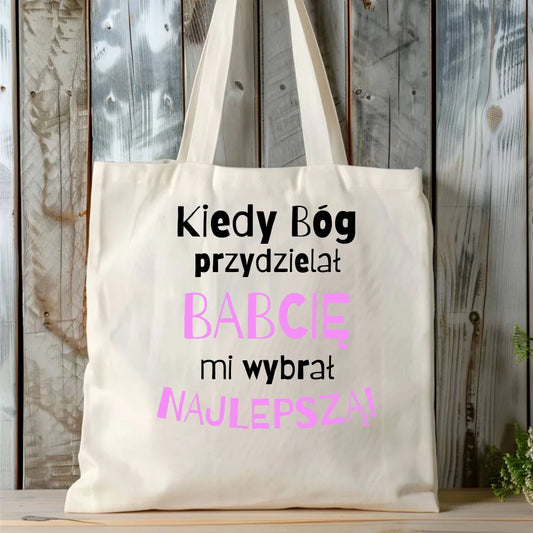 Torba dla babci - prezent na Dzień Babci, Święta, Urodziny