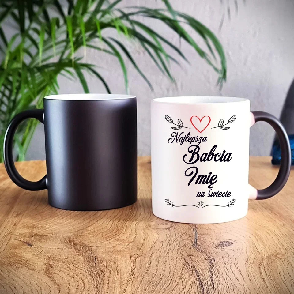 Najlepsza Babcia na Świecie | Personalizowany kubek dla babci B12 - StoryCups.pl