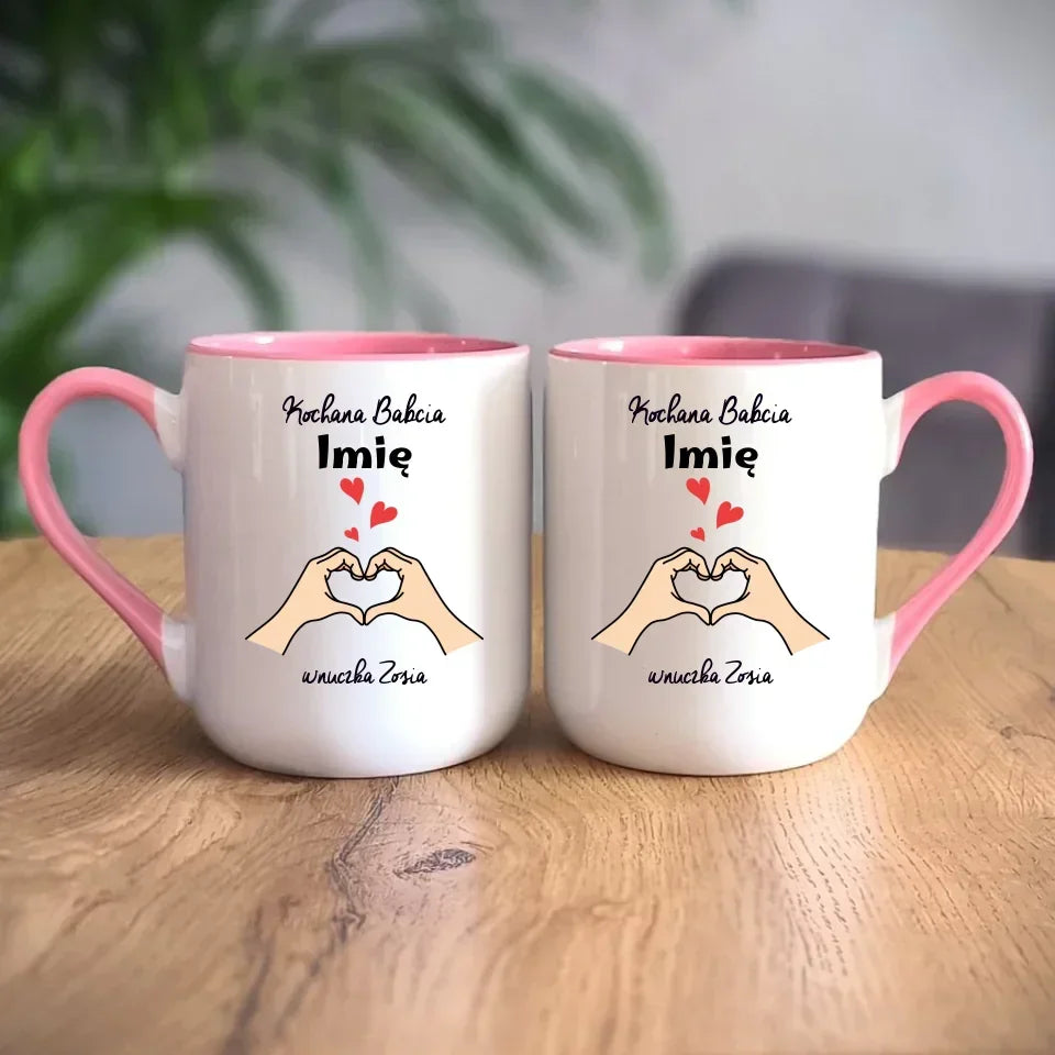 Kochana Babcia | Personalizowany kubek dla babci B13 - StoryCups.pl