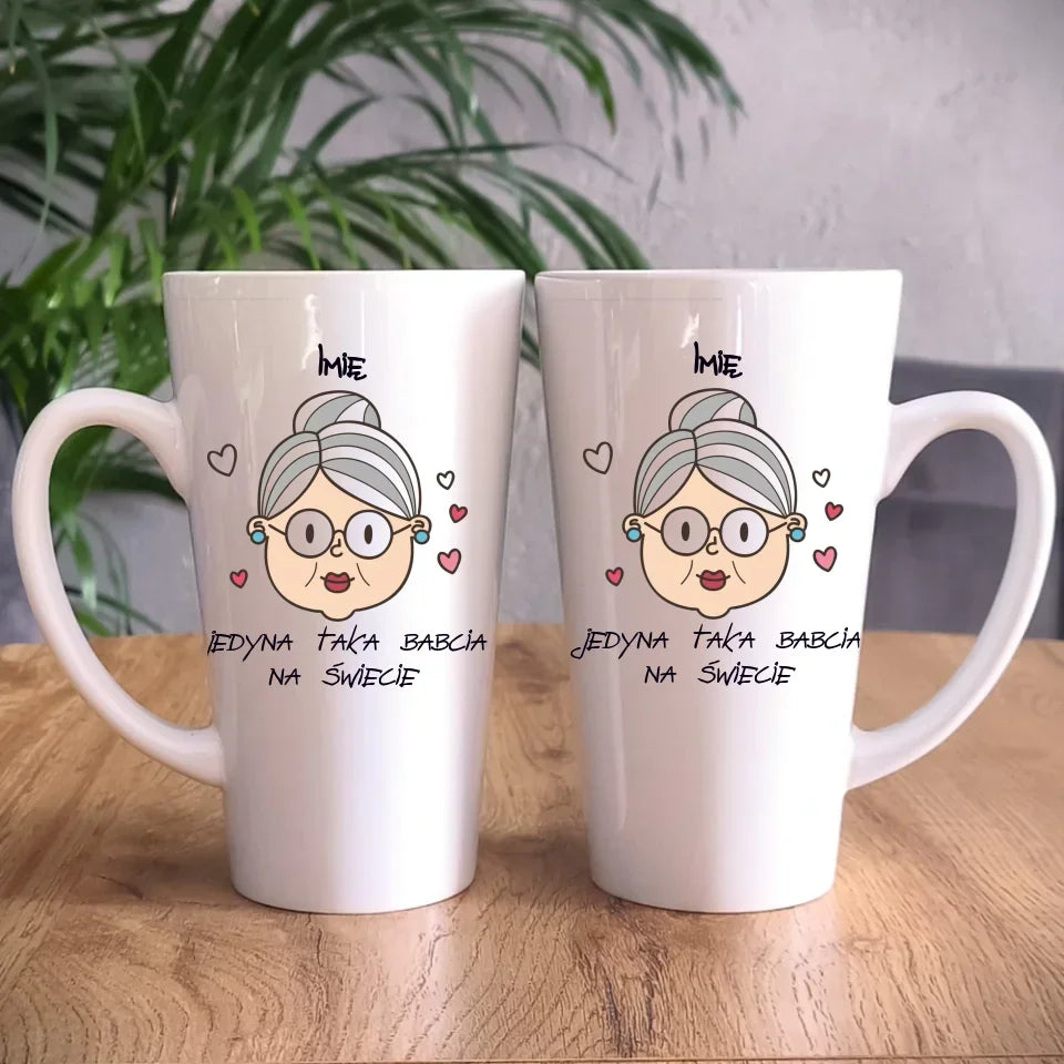 Jedyna taka babcia na świecie | Personalizowany kubek dla babci B15 - StoryCups.pl