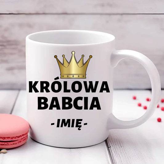 Personalizowany kubek dla babci - prezent na Dzień Babci Święta Urodziny