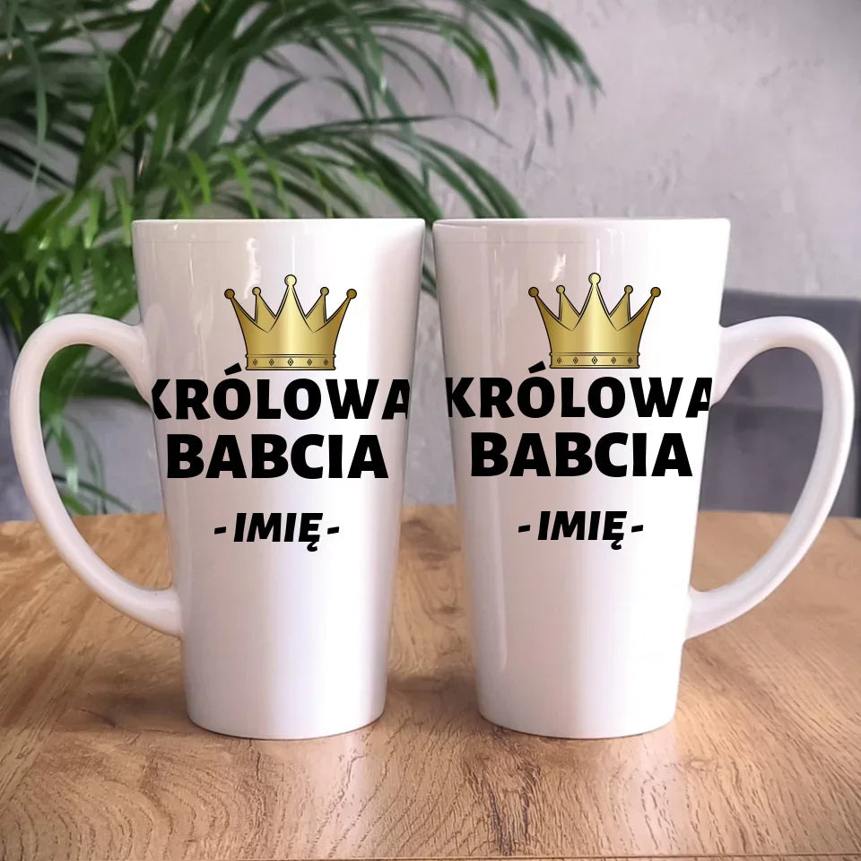 Królowa Babcia | Personalizowany kubek dla babci B17 - StoryCups.pl