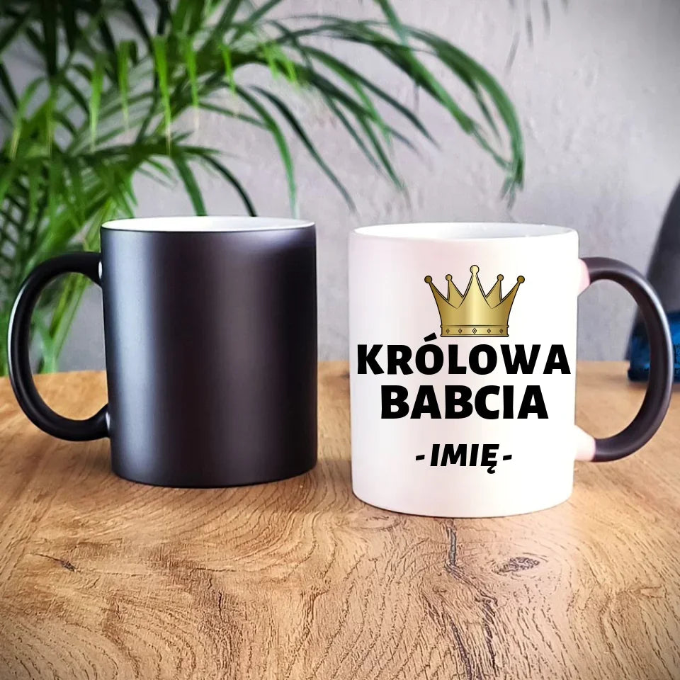 Królowa Babcia | Personalizowany kubek dla babci B17 - StoryCups.pl