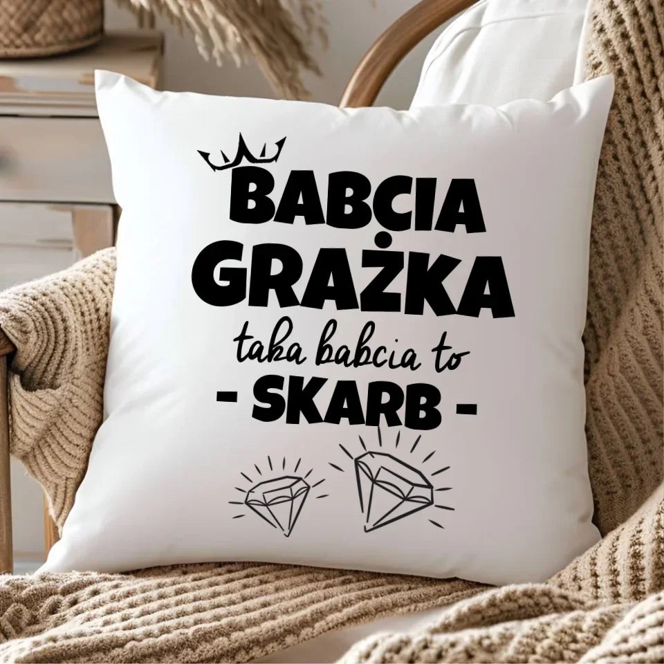 Taka Babcia to skarb | Poduszka dla babci B19 - StoryCups.pl