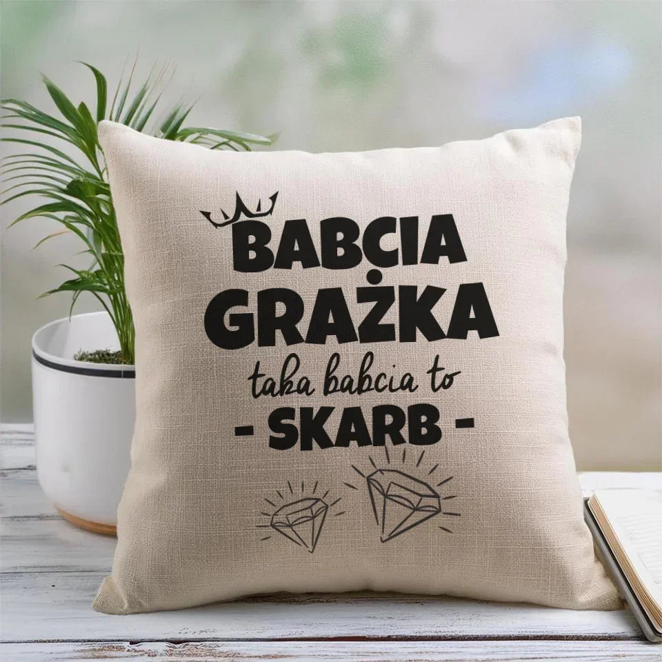 Taka Babcia to skarb | Poduszka dla babci B19 - StoryCups.pl