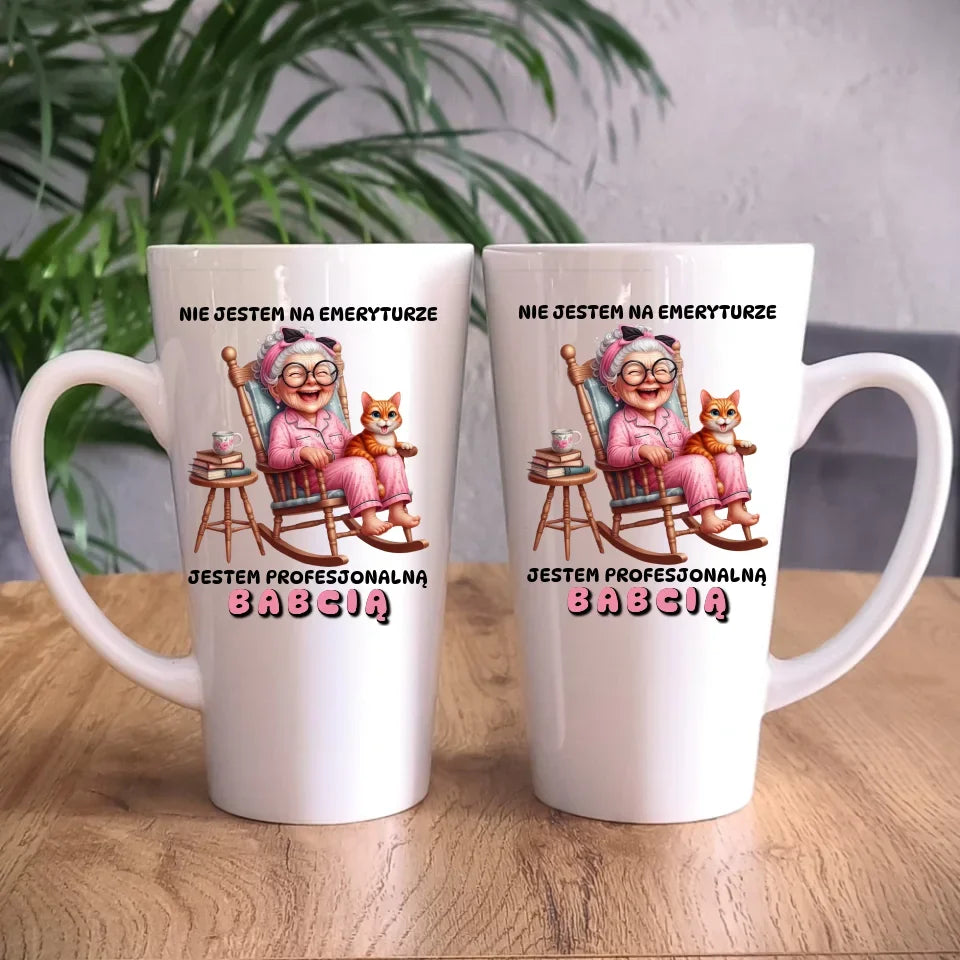 Profesjonalna babcia | Kubek dla babci B20 - StoryCups.pl
