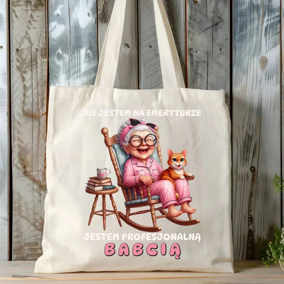 Profesjonalna babcia | Torba dla babci B20 - StoryCups.pl