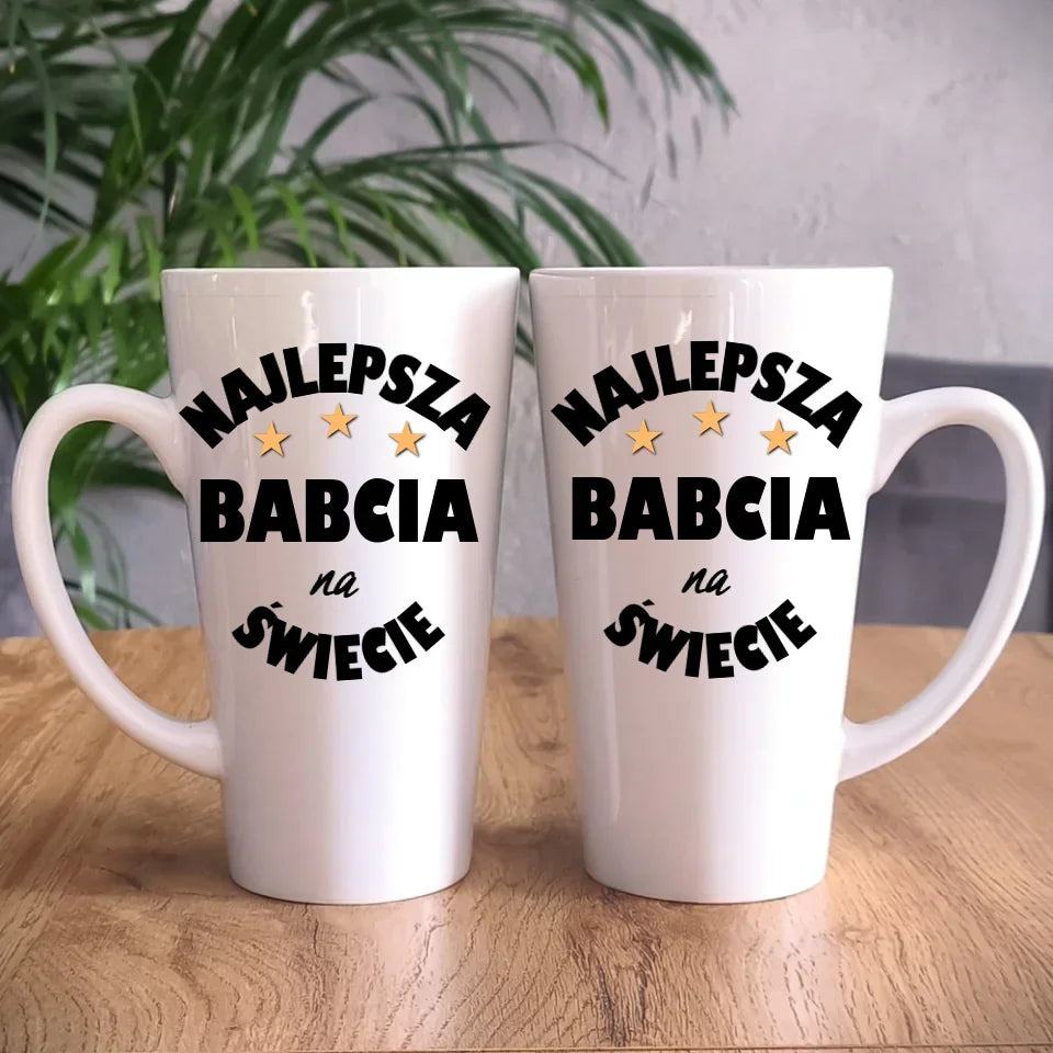 Najlepsza babcia na świecie | Kubek dla babci B23 - StoryCups.pl
