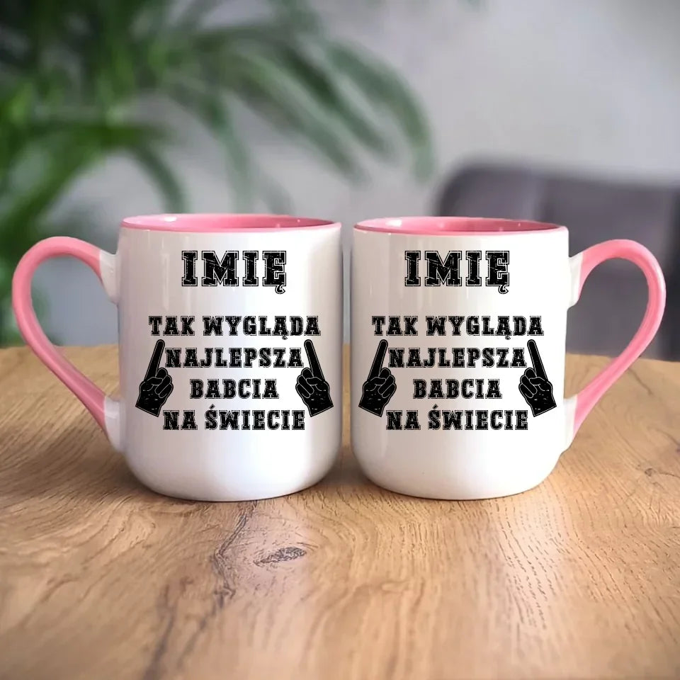 Tak wygląda najlepsza babcia na świecie | Kubek dla babci B24 - StoryCups.pl