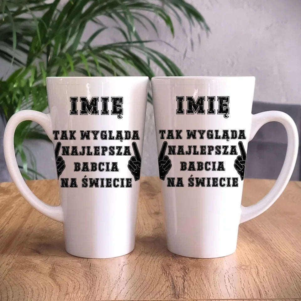 Tak wygląda najlepsza babcia na świecie | Kubek dla babci B24 - StoryCups.pl