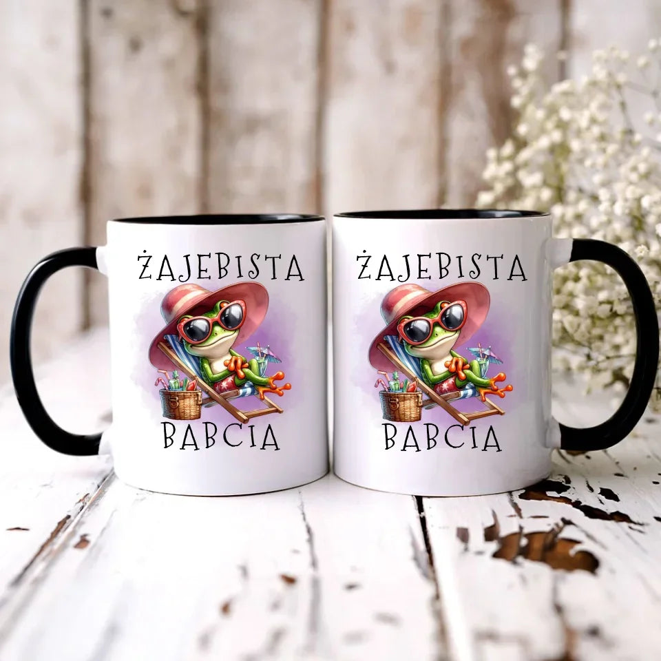 Żajebista babcia | Kubek dla babci B27 - StoryCups.pl