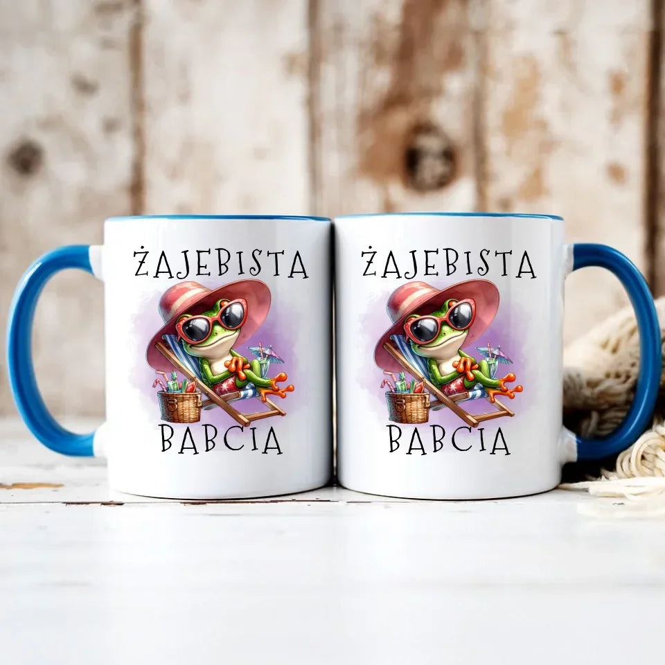Żajebista babcia | Kubek dla babci B27 - StoryCups.pl