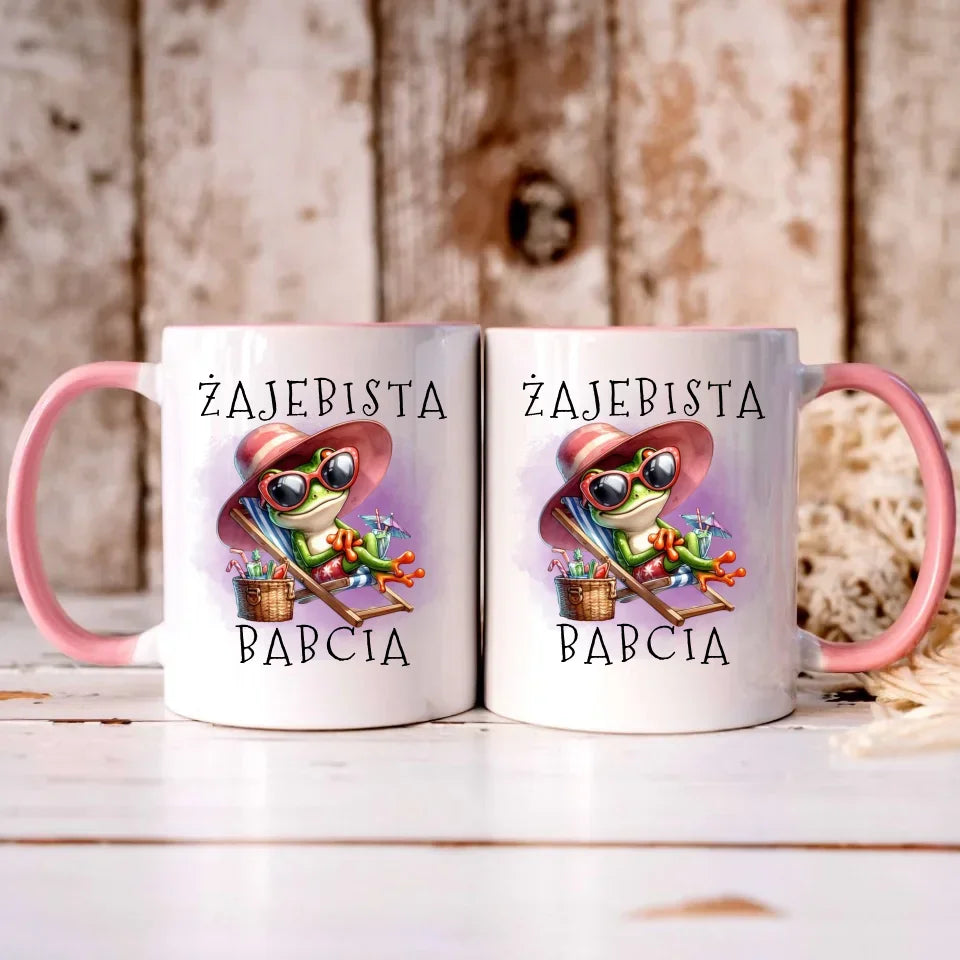 Żajebista babcia | Kubek dla babci B27 - StoryCups.pl