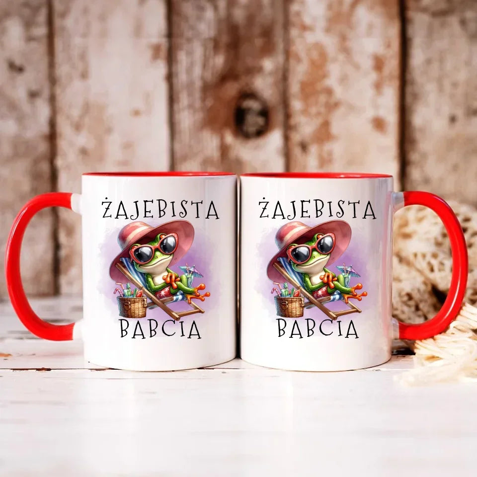 Żajebista babcia | Kubek dla babci B27 - StoryCups.pl
