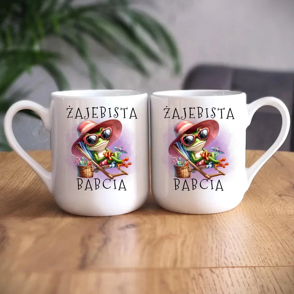 Żajebista babcia | Kubek dla babci B27 - StoryCups.pl