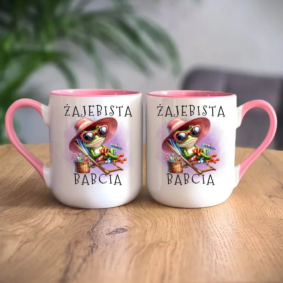 Żajebista babcia | Kubek dla babci B27 - StoryCups.pl