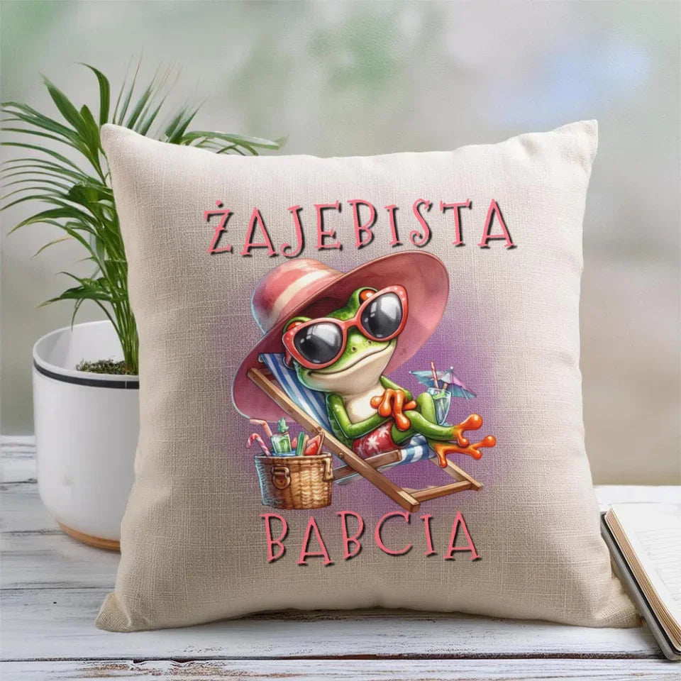 Żajebista babcia | Poduszka dla babci B27 - StoryCups.pl