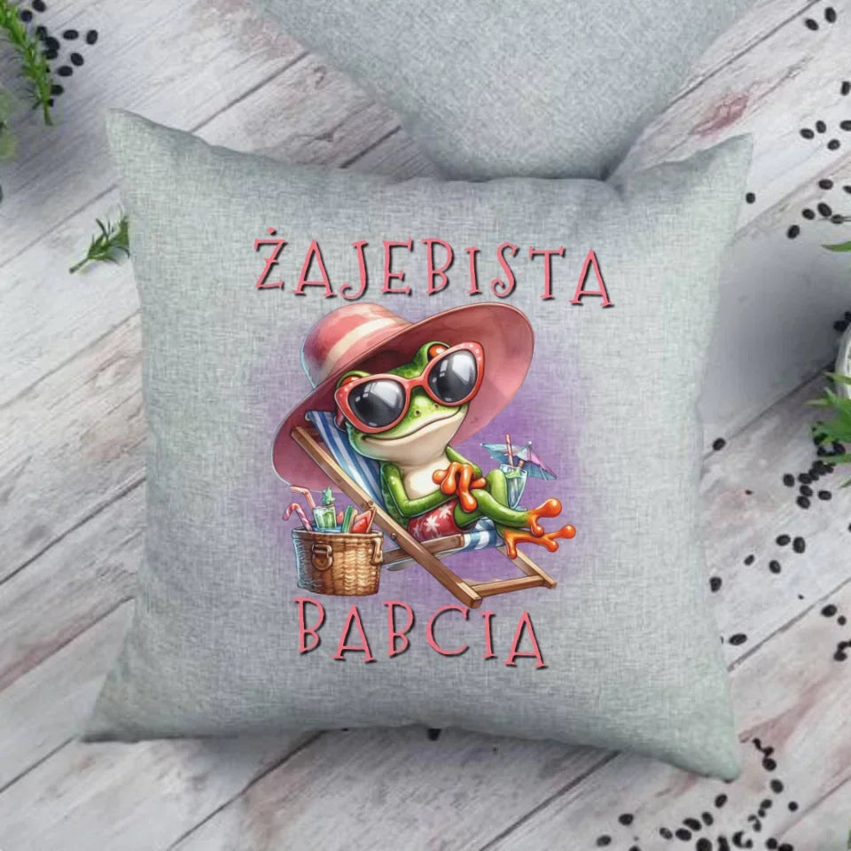 Żajebista babcia | Poduszka dla babci B27 - StoryCups.pl