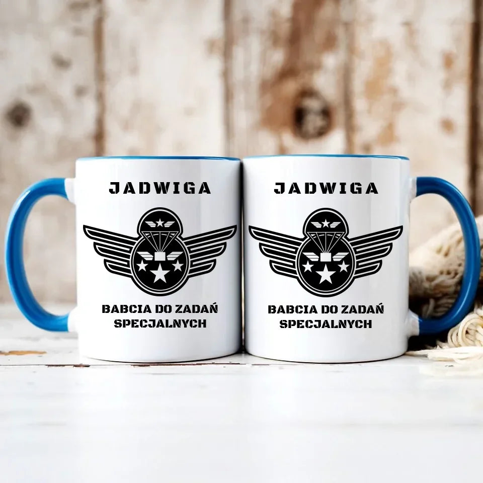 Babcia do zadań specjalnych | Kubek dla babci B31 - StoryCups.pl