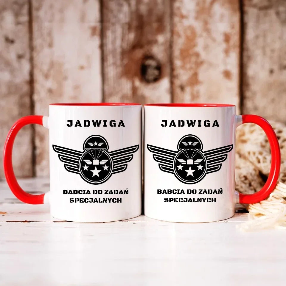 Babcia do zadań specjalnych | Kubek dla babci B31 - StoryCups.pl
