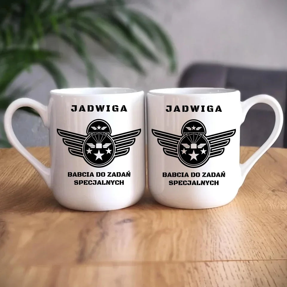 Babcia do zadań specjalnych | Kubek dla babci B31 - StoryCups.pl