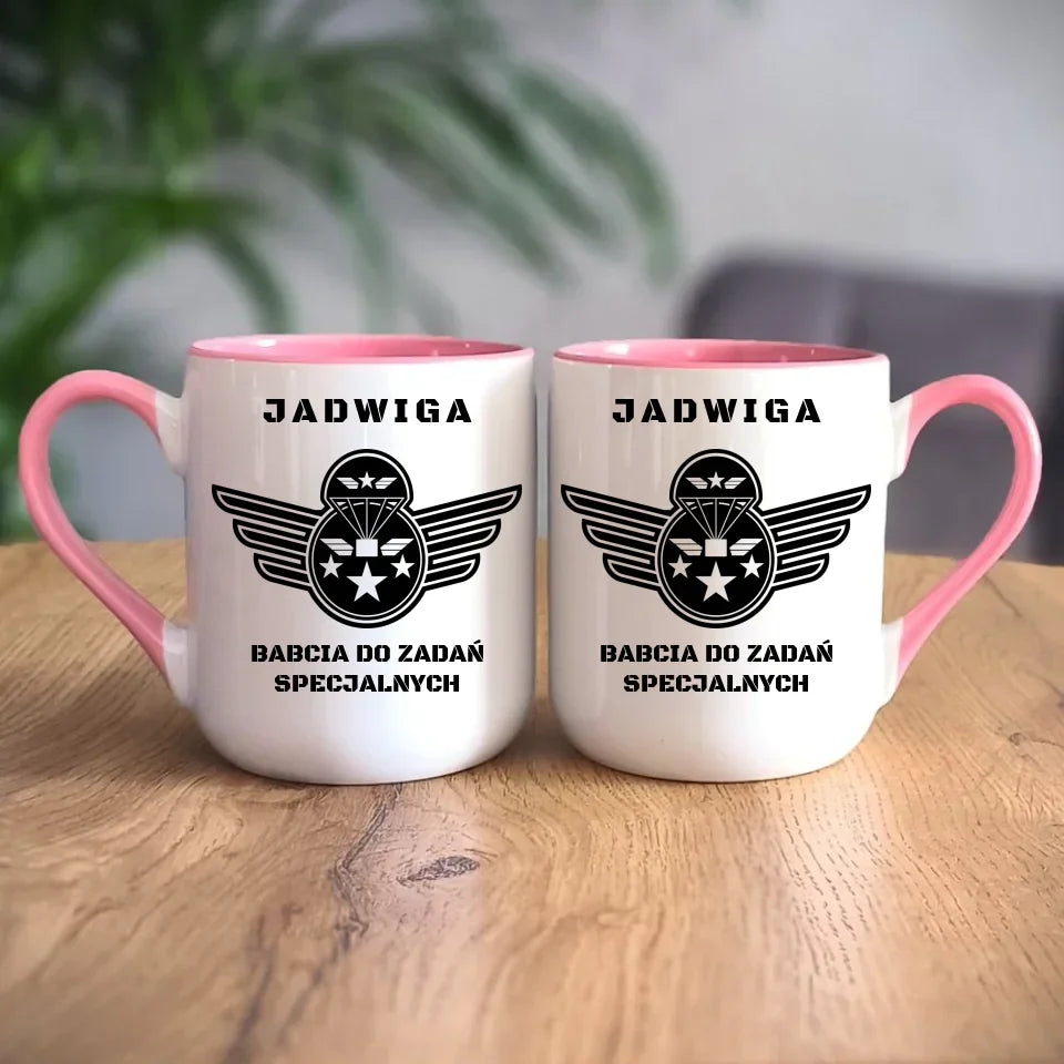 Babcia do zadań specjalnych | Kubek dla babci B31 - StoryCups.pl