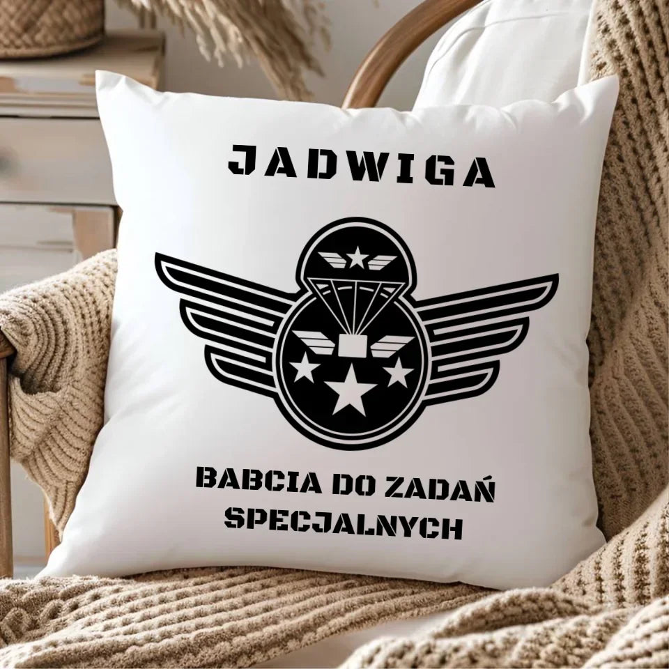 Babcia do zadań specjalnych | Poduszka dla babci B31 - StoryCups.pl
