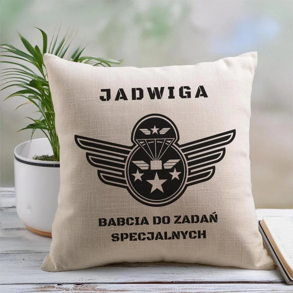 Babcia do zadań specjalnych | Poduszka dla babci B31 - StoryCups.pl