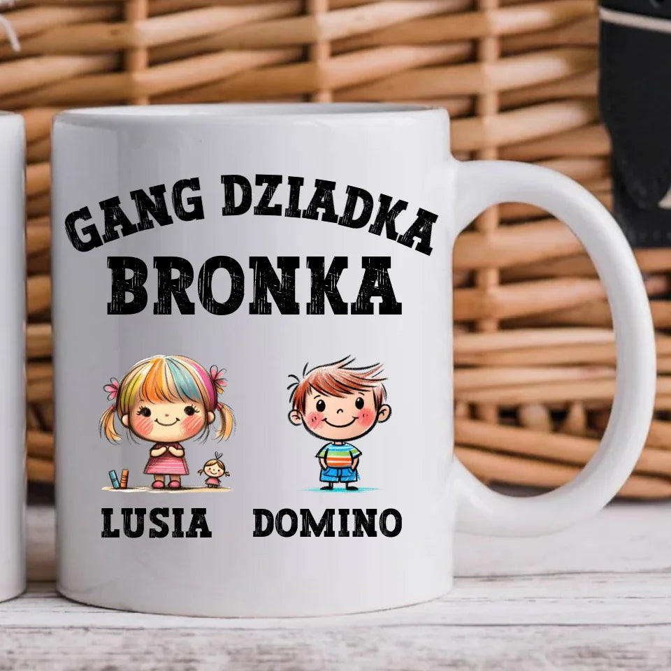 Kubek z nadrukiem dla dziadka – prezent na Dzień Dziadka, urodziny, święta